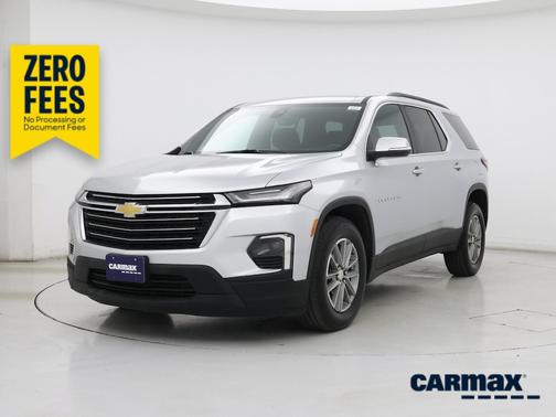 Silver 2022 Chevrolet Traverse LT Cloth