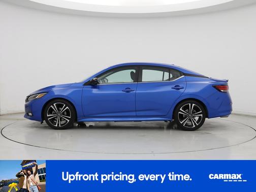 Blue 2021 Nissan Sentra SR