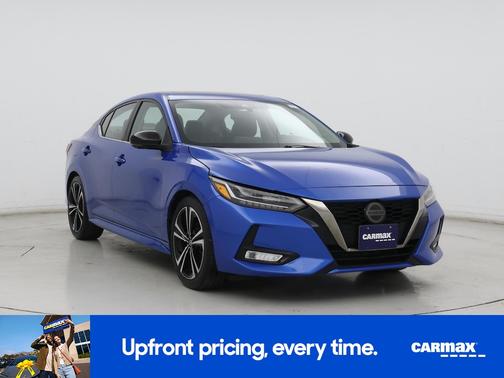 Blue 2021 Nissan Sentra SR