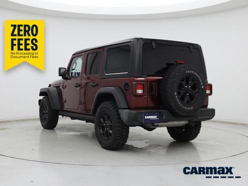 Red 2021 Jeep Wrangler Unlimited Willys