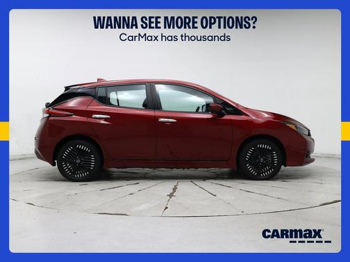 Red 2024 Nissan Leaf SV Plus