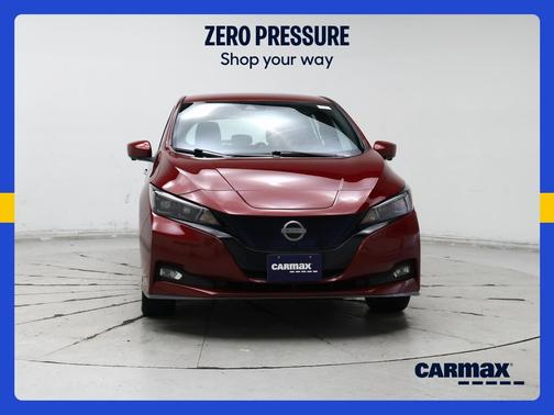 Red 2024 Nissan Leaf SV Plus
