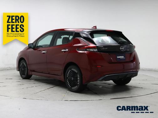 Red 2024 Nissan Leaf SV Plus