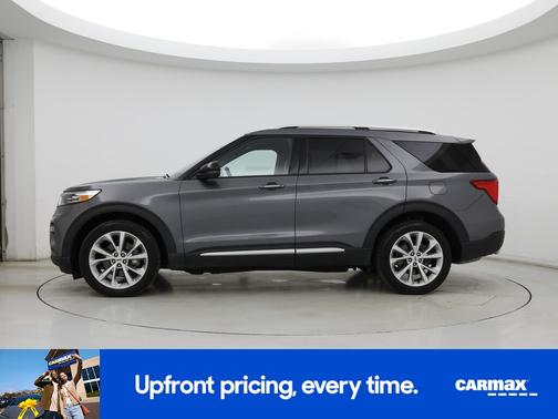 Gray 2021 Ford Explorer Platinum