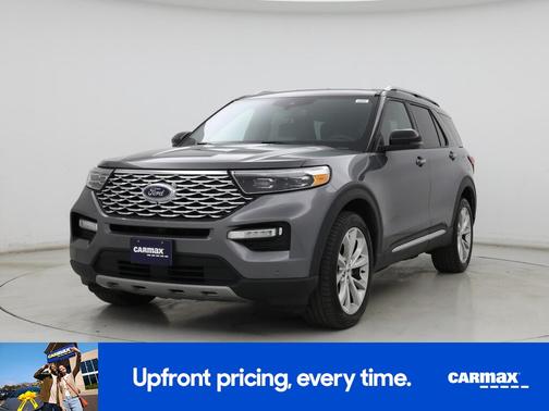 Gray 2021 Ford Explorer Platinum