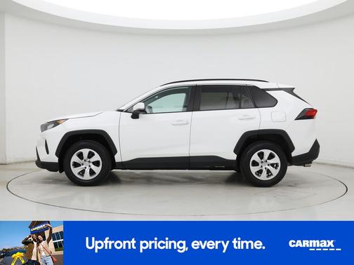 White 2021 Toyota RAV4 LE