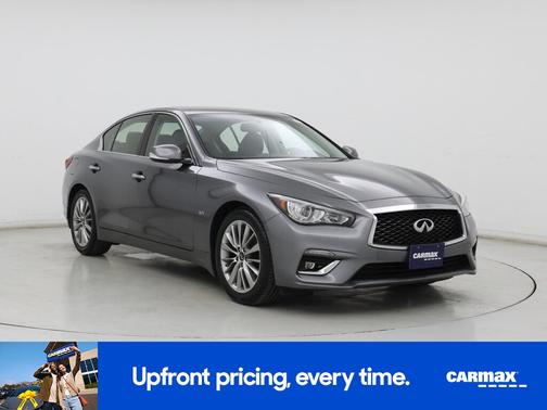 Gray 2018 INFINITI Q50 Luxe