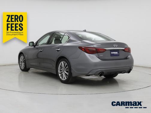 Gray 2018 INFINITI Q50 Luxe
