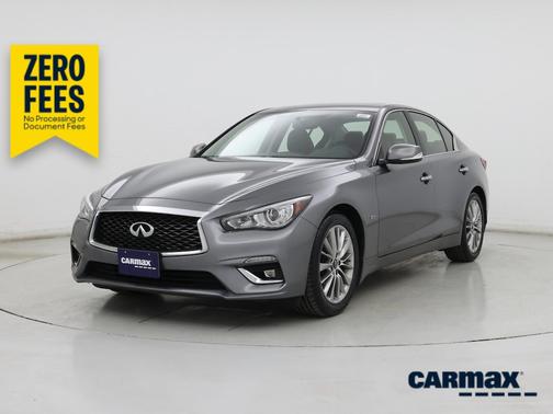 Gray 2018 INFINITI Q50 Luxe