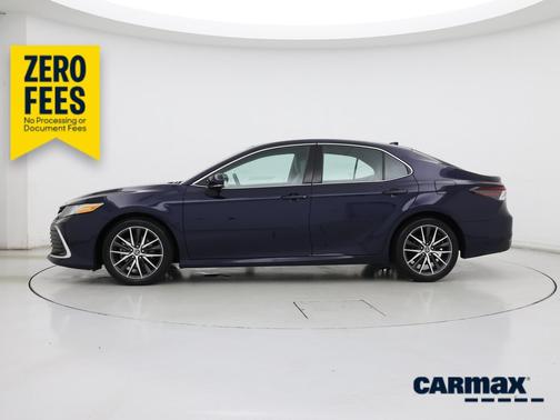 Blue 2021 Toyota Camry XLE