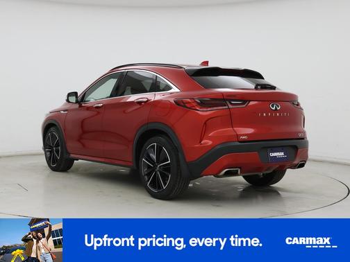 Red 2022 INFINITI QX55 Essential