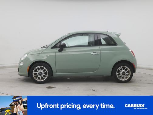 Green 2015 FIAT 500 Pop