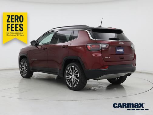 Red 2022 Jeep Compass Limited