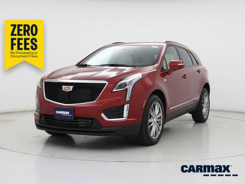 Red 2025 Cadillac XT5 Sport