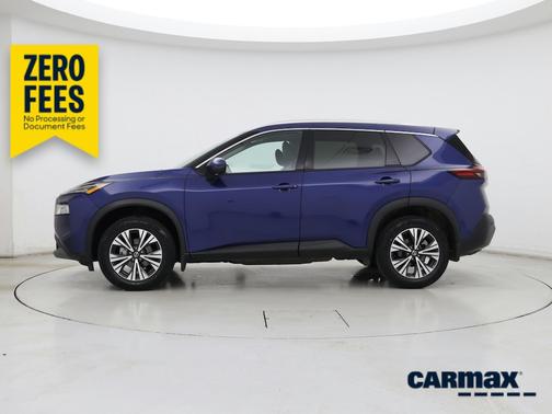 Blue 2021 Nissan Rogue SV