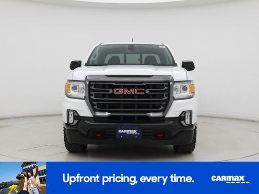 White 2022 GMC Canyon AT4 with Leather