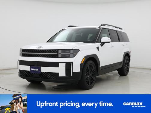 White 2025 Hyundai SANTA FE HEV Calligraphy