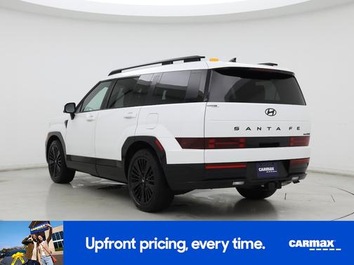 White 2025 Hyundai SANTA FE HEV Calligraphy