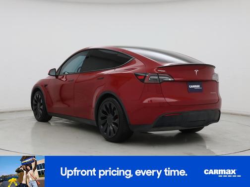 Red 2022 Tesla Model Y Performance