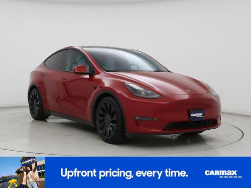 Red 2022 Tesla Model Y Performance