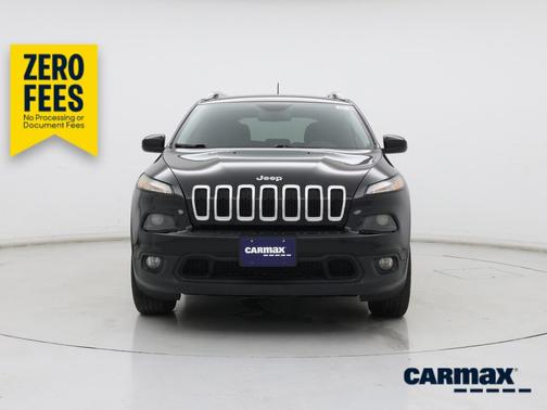 Black 2017 Jeep Cherokee Latitude