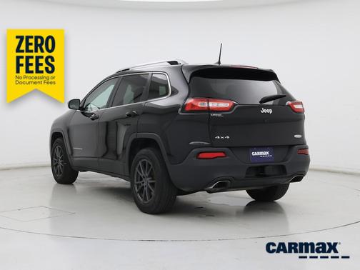 Black 2017 Jeep Cherokee Latitude