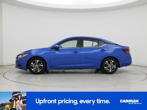 Blue 2021 Nissan Sentra SV