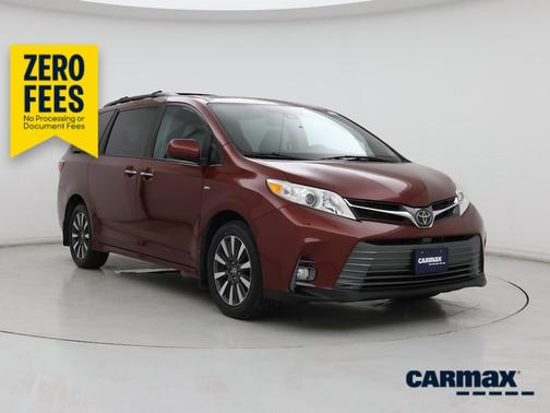 Red 2019 Toyota Sienna XLE