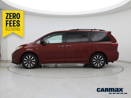 Red 2019 Toyota Sienna XLE