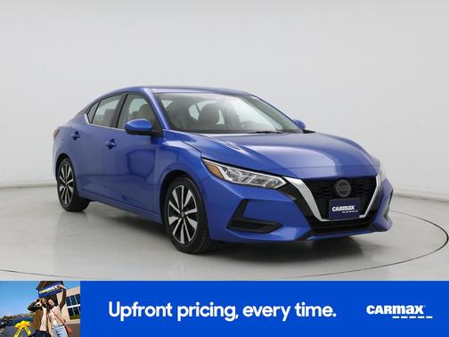 Blue 2021 Nissan Sentra SV