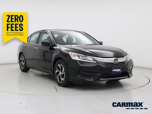 Black 2017 Honda Accord LX