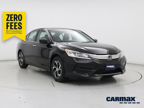 Black 2017 Honda Accord LX