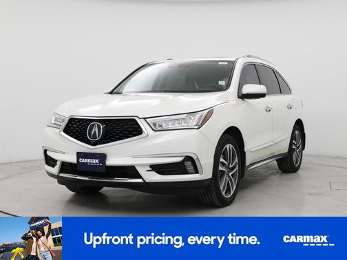 White 2017 Acura MDX Advance