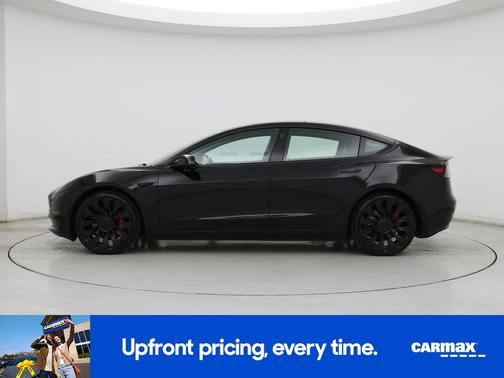Black 2022 Tesla Model 3 Performance