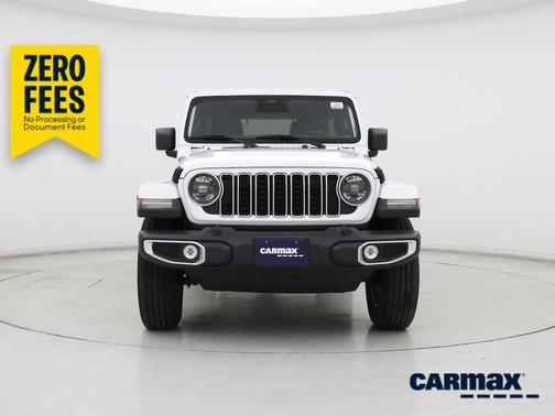 White 2025 Jeep Wrangler Sahara
