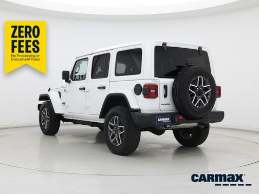 White 2025 Jeep Wrangler Sahara
