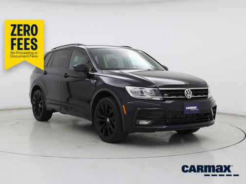 Black 2021 Volkswagen Tiguan SE R-Line Black