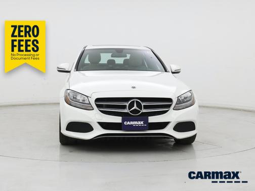 White 2018 Mercedes-Benz C-Class