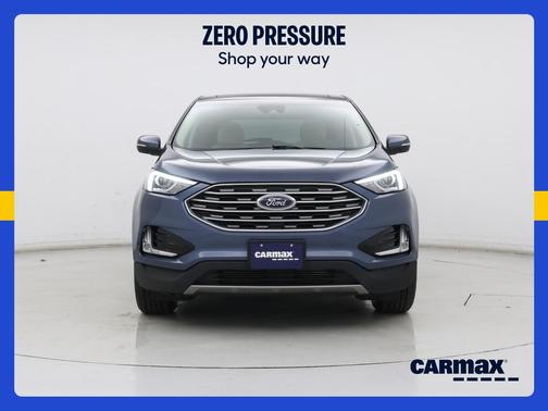 Blue 2019 Ford Edge SEL