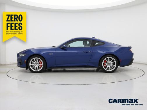 Blue 2024 Ford Mustang GT Premium