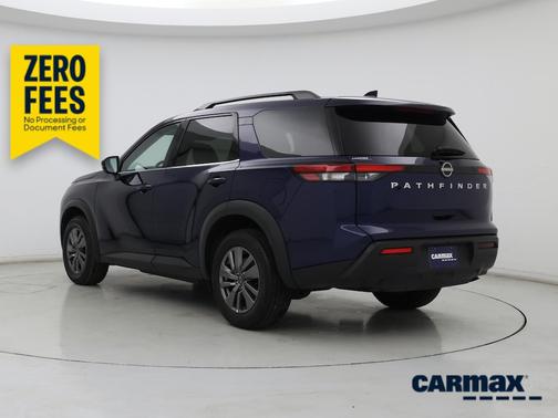 Blue 2025 Nissan Pathfinder SV