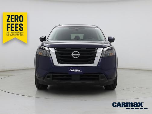 Blue 2025 Nissan Pathfinder SV