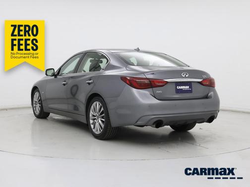 Gray 2018 INFINITI Q50 Luxe