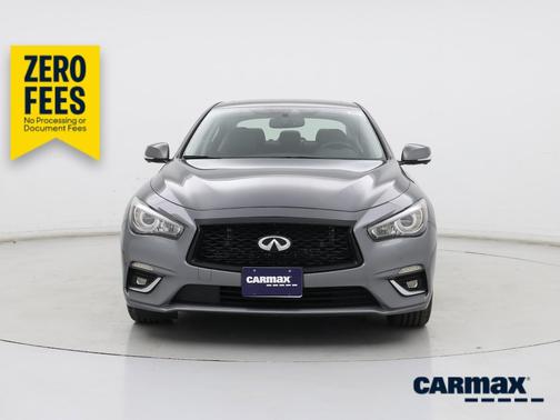 Gray 2018 INFINITI Q50 Luxe