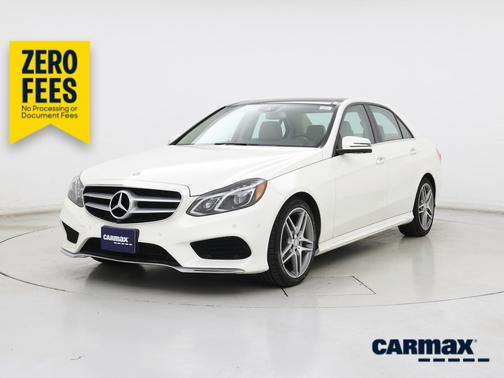White 2016 Mercedes-Benz E-Class Luxury