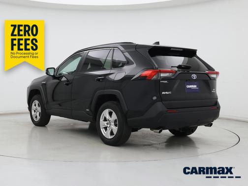 Black 2021 Toyota RAV4 Hybrid LE
