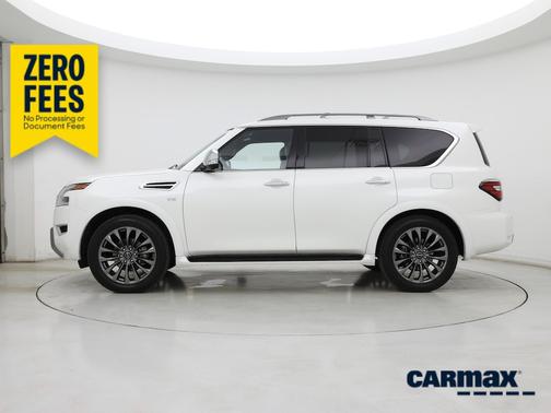White 2022 Nissan Armada Platinum
