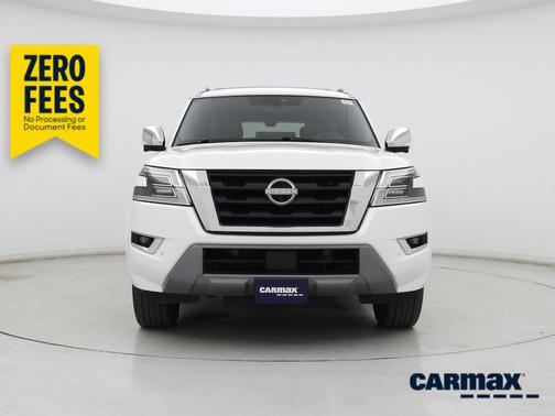 White 2022 Nissan Armada Platinum