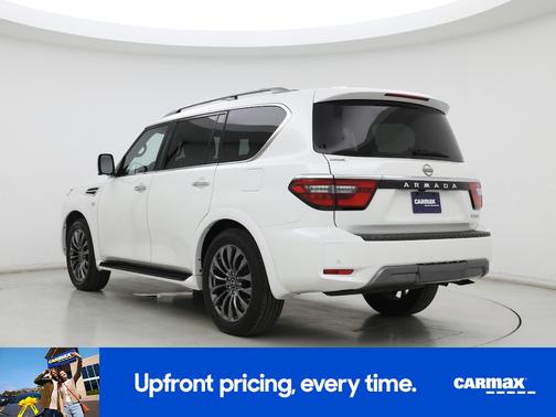 White 2022 Nissan Armada Platinum