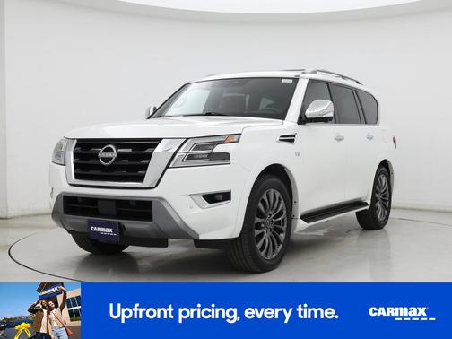 White 2022 Nissan Armada Platinum